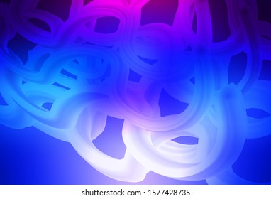 Dark Pink, Blue vector glossy abstract background. An elegant bright illustration with gradient. New style for your business design.