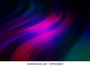 Dark Pink, Blue vector glossy abstract layout. Modern abstract illustration with gradient. New design for your business.