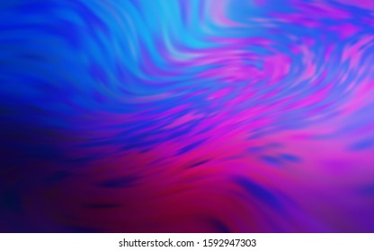 Dark Pink, Blue vector glossy abstract background. Abstract colorful illustration with gradient. New style design for your brand book.