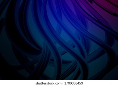 Dark Pink, Blue vector glossy abstract layout. Abstract colorful illustration with gradient. New style for your business design.