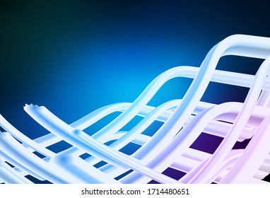 Dark Pink, Blue vector glossy abstract layout. Creative illustration in halftone style with gradient. Background for a cell phone.
