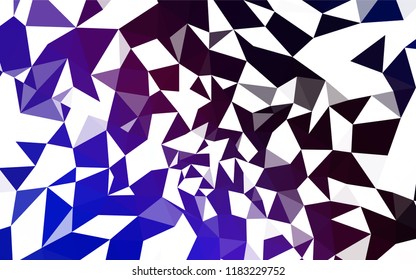 Dark Pink, Blue vector gradient triangles texture. Geometric illustration in Origami style with gradient.  A new texture for your web site.