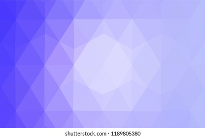Dark Pink, Blue vector gradient triangles template. Triangular geometric sample with gradient.  Brand new style for your business design.