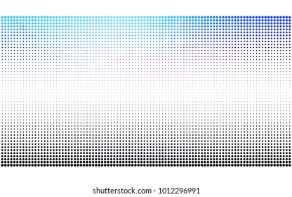 Dark Pink, Blue vector illustration which consist of circles. Dotted gradient design for your business. Creative geometric background in halftone style with colored spots.