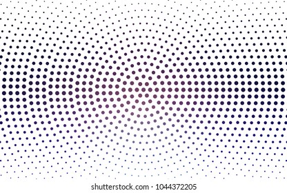 Dark Pink, Blue vector illustration which consist of circles. Dotted gradient design for your business. Creative geometric background in halftone style with colored spots.