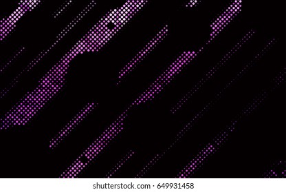 Dark Pink, Blue vector illustration which consist of circles. Dotted gradient design for your business. Creative geometric background in halftone style with colored spots.
