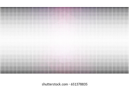 Dark Pink, Blue vector illustration which consist of circles. Dotted gradient design for your business. Creative geometric background in halftone style with colored spots.