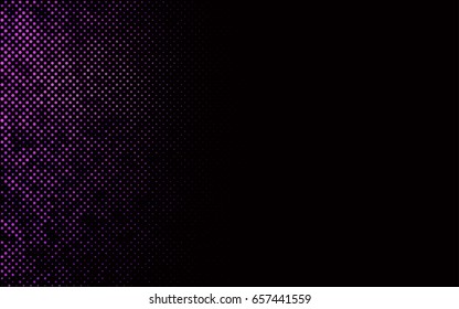 Dark Pink, Blue vector illustration which consist of circles. Dotted gradient design for your business. Creative geometric background in halftone style with colored spots.