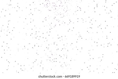Dark Pink, Blue vector illustration which consist of circles. Dotted gradient design for your business. Creative geometric background in halftone style with colored spots.