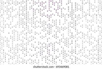 Dark Pink, Blue vector illustration which consist of circles. Dotted gradient design for your business. Creative geometric background in halftone style with colored spots.