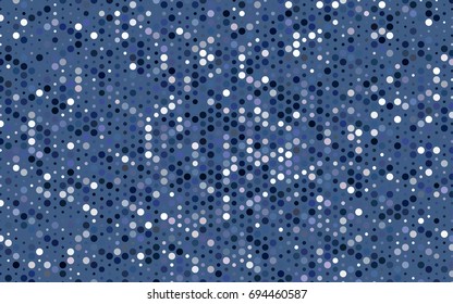 Dark Pink, Blue vector illustration which consist of circles. Dotted gradient design for your business. Creative geometric background in halftone style with colored spots.