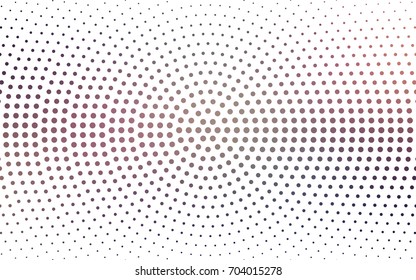 Dark Pink, Blue vector illustration which consist of circles. Dotted gradient design for your business. Creative geometric background in halftone style with colored spots.