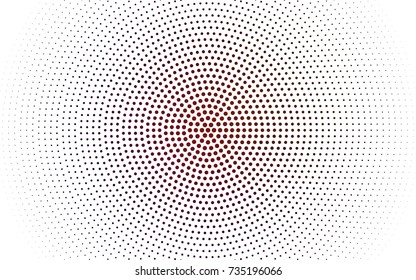 Dark Pink, Blue vector illustration which consist of circles. Dotted gradient design for your business. Creative geometric background in halftone style with colored spots.
