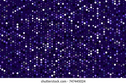 Dark Pink, Blue vector illustration which consist of circles. Dotted gradient design for your business. Creative geometric background in halftone style with colored spots.
