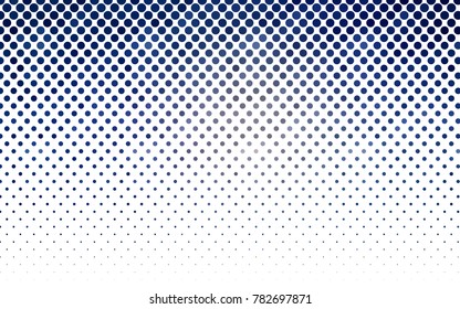 Dark Pink, Blue vector illustration which consist of circles. Dotted gradient design for your business. Creative geometric background in halftone style with colored spots.