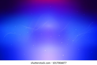 Dark Pink, Blue vector layout with circle shapes. Illustration with set of shining colorful abstract circles. The pattern can be used for ads, leaflets of liquid.