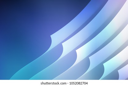 Dark Pink, Blue vector layout with flat lines. Shining colored illustration with sharp stripes. Best design for your ad, poster, banner.