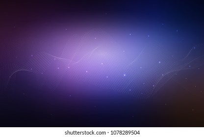 Dark Pink, Blue vector layout with circle shapes. Modern abstract illustration with colorful water drops. New design for ad, poster, banner of your website.