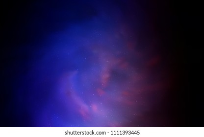Dark Pink, Blue vector layout with cosmic stars. Modern abstract illustration with Big Dipper stars. Template for cosmic backgrounds.