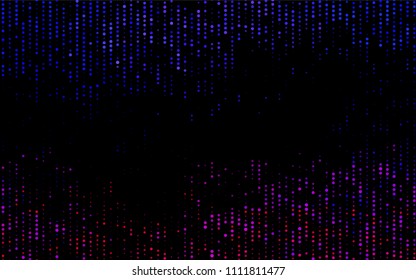 Dark Pink, Blue vector  layout with circle shapes. Blurred bubbles on abstract background with colorful gradient. The pattern can be used for ads, leaflets of liquid.