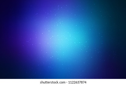 Dark Pink, Blue vector layout with cosmic stars. Glitter abstract illustration with colorful cosmic stars. Template for cosmic backgrounds.