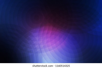 Dark Pink, Blue vector layout with circle shapes. Modern abstract illustration with colorful water drops. Pattern can be used as texture of wallpapers.