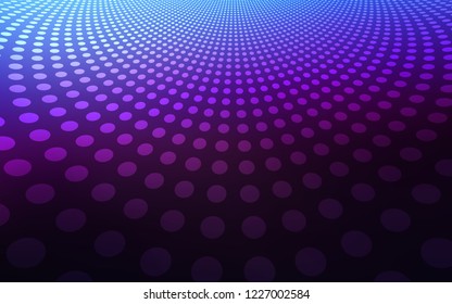 Dark Pink, Blue vector layout with circle shapes. Illustration with set of shining colorful abstract circles. Beautiful design for your business advert.