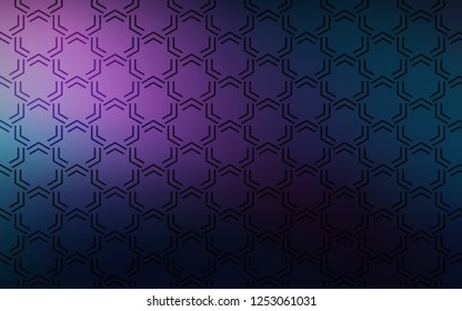 Dark Pink, Blue vector layout with flat lines. Glitter abstract illustration with colored sticks. Best design for your ad, poster, banner.