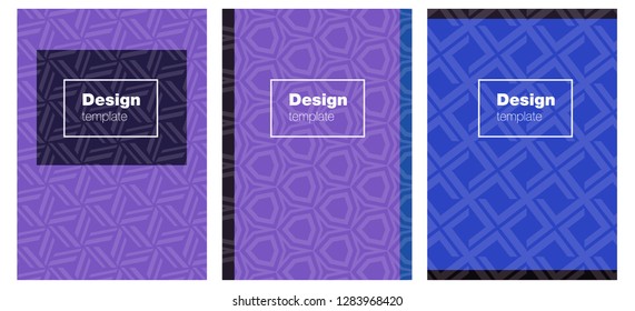 Dark Pink, Blue vector layout for Leaflets. Glitter abstract design concept with text box. Pattern for business books, journals.