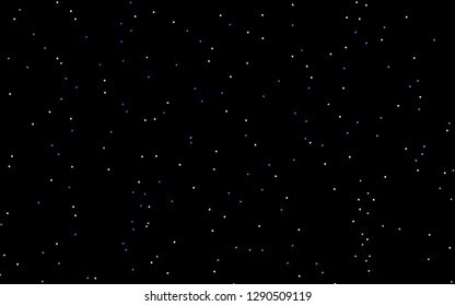 Dark Pink, Blue vector layout with bright stars. Shining colored illustration with stars. The pattern can be used for websites.