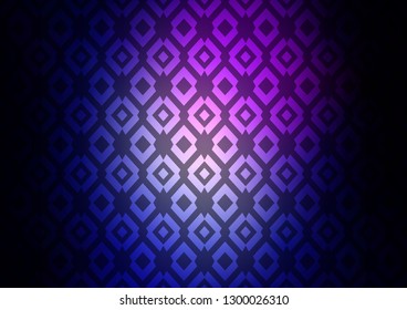 Dark Pink, Blue vector layout with lines, rectangles. Decorative design in abstract style with rectangles. Pattern for busines ad, booklets, leaflets