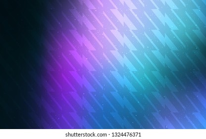 Dark Pink, Blue vector layout with flat lines. Modern geometrical abstract illustration with Lines. Pattern for ads, posters, banners.