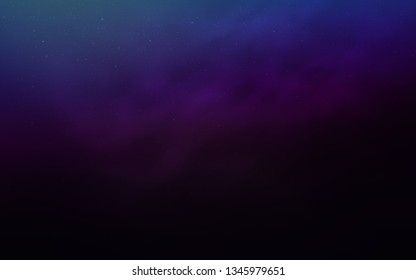 Dark Pink, Blue vector layout with cosmic stars. Space stars on blurred abstract background with gradient. Template for cosmic backgrounds.