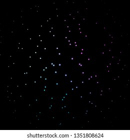 Dark Pink, Blue vector layout with bright stars. Colorful illustration with abstract gradient stars. Design for your business promotion.