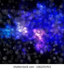 Dark Pink, Blue vector layout with circles. Abstract illustration with colorful spots in nature style. Design for your commercials.