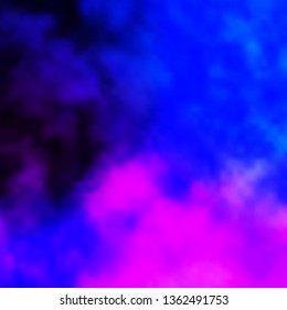Dark Pink, Blue vector layout with cloudscape. Abstract colorful clouds on gradient illustration. Colorful pattern for appdesign.