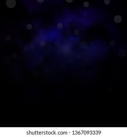 Dark Pink, Blue vector layout with circles. Illustration with set of shining colorful abstract spheres. New template for your brand book.