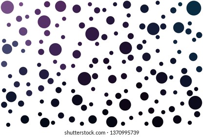 Dark Pink, Blue vector  layout with circle shapes. Abstract illustration with colored bubbles in nature style. Pattern for textures of wallpapers.