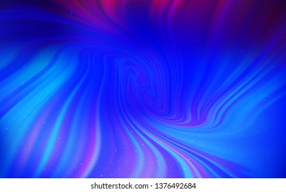 Dark Pink, Blue vector layout with cosmic stars. Shining colored illustration with bright astronomical stars. Pattern for astronomy websites.