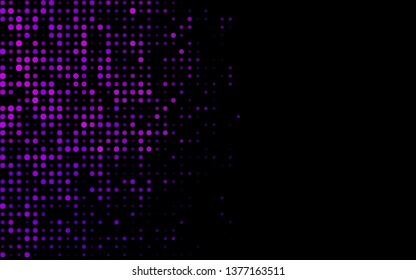Dark Pink, Blue vector layout with circle shapes. Glitter abstract illustration with blurred drops of rain. Pattern for ads, booklets.