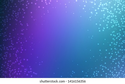 Dark Pink, Blue vector layout with cosmic stars. Modern abstract illustration with Big Dipper stars. Pattern for astrology websites.