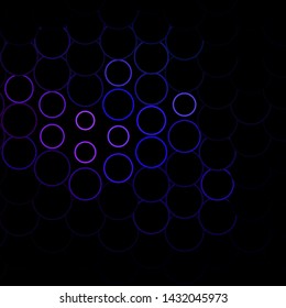 Dark Pink, Blue vector layout with circles. Abstract illustration with colorful spots in nature style. Pattern for wallpapers, curtains.