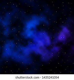 Dark Pink, Blue vector layout with bright stars. Colorful illustration in abstract style with gradient stars. Pattern for new year ad, booklets.