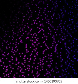 Dark Pink, Blue vector layout with bright stars. Modern geometric abstract illustration with stars. Pattern for websites, landing pages.