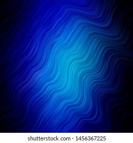 Dark Pink, Blue vector layout with curves. Brand new colorful illustration with bent lines. Pattern for busines booklets, leaflets