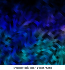 Dark Pink, Blue vector layout with curves. Colorful illustration, which consists of curves. Pattern for booklets, leaflets.