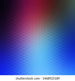 Dark Pink, Blue vector layout with lines, rectangles. Abstract gradient illustration with rectangles. Pattern for commercials, ads.