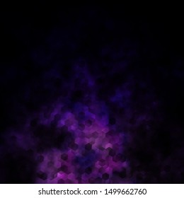 Dark Pink, Blue vector layout with hexagonal shapes. Glitter abstract illustration in hexagonal style. Pattern for texture of wallpapers.