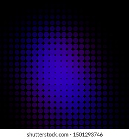 Dark Pink, Blue vector layout with circles. Abstract decorative design in gradient style with bubbles. Pattern for wallpapers, curtains.
