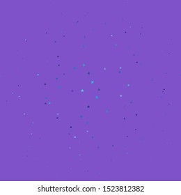 Dark Pink, Blue vector layout with bright stars. Blur decorative design in simple style with stars. Pattern for new year ad, booklets.